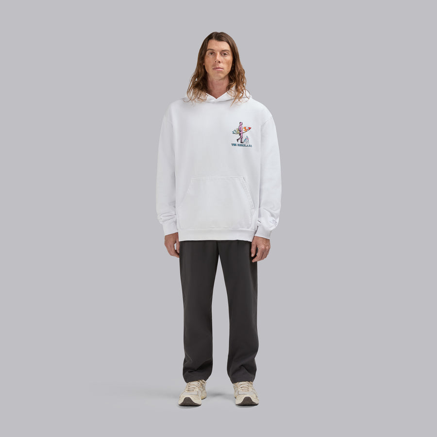 SURF OUTLAW HOODIE - WHITE