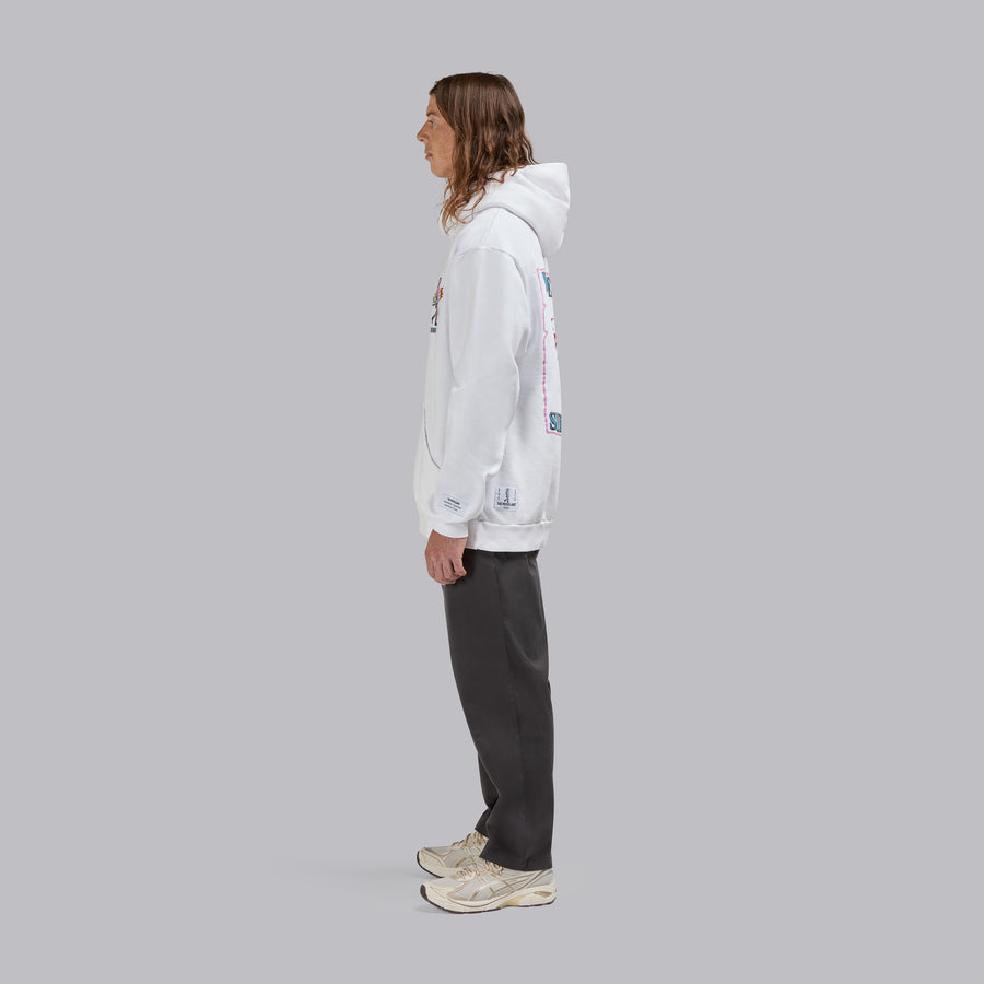 SURF OUTLAW HOODIE - WHITE