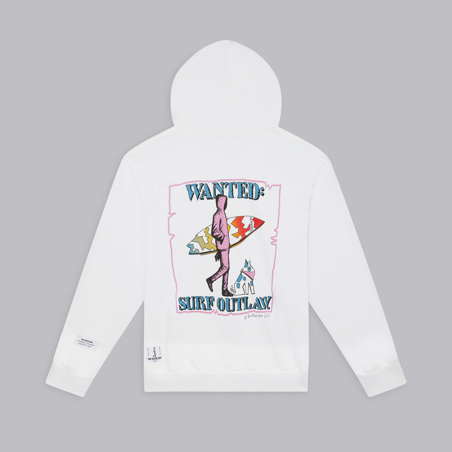 SURF OUTLAW HOODIE - WHITE