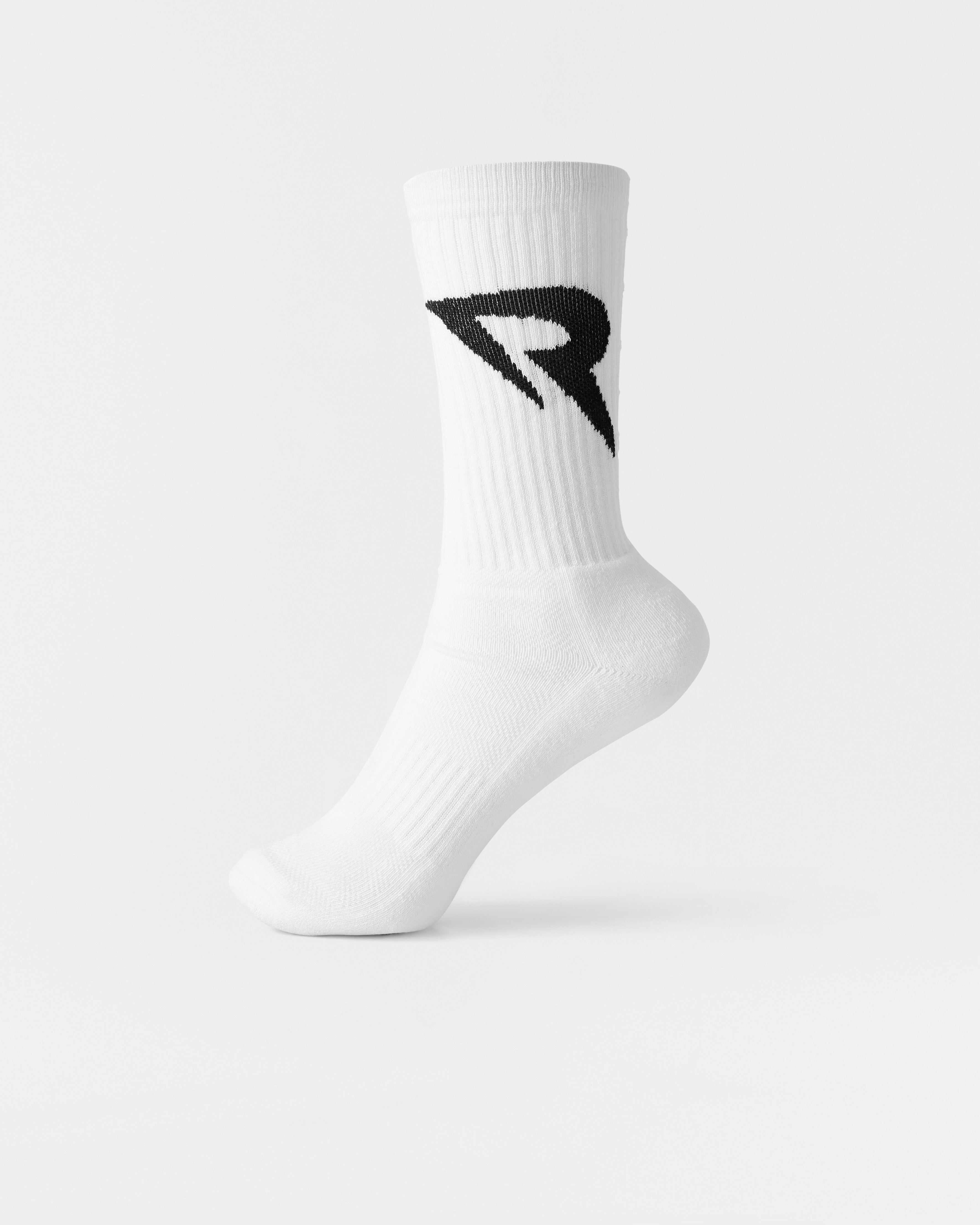 The Symbol Sock White (3 Pairs)