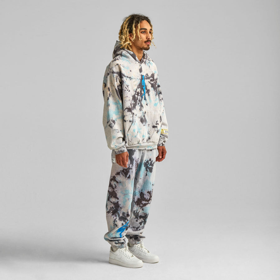 HD LOGO BLUE BOLT ASH SWEATPANTS