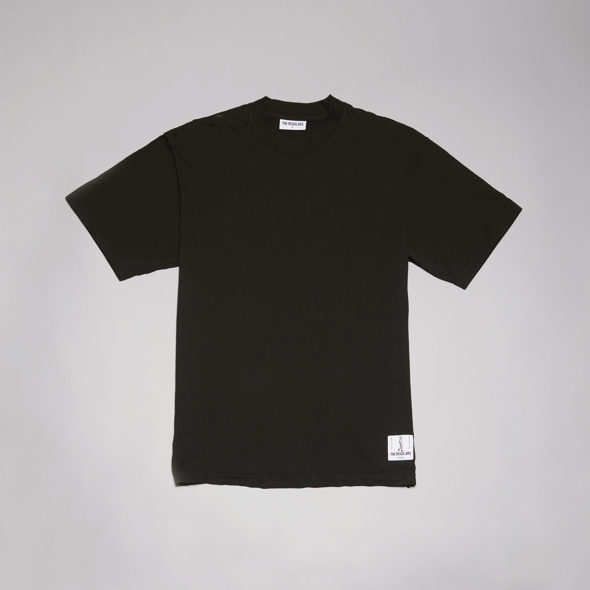 Plain Black T Shirt Back